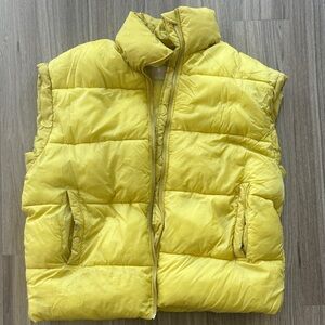FP MOVEMENT Bright Yellow Puffer Vest